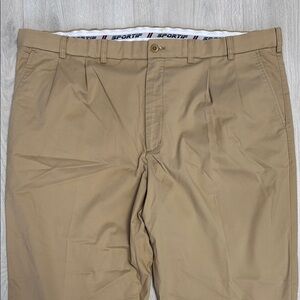 🔥BUNDLESALE Mens 44/29 Sportif Pleated Cuffed Chinos Pants